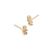 USC Trojans SC Interlock Cavan Gold Stud Earrings